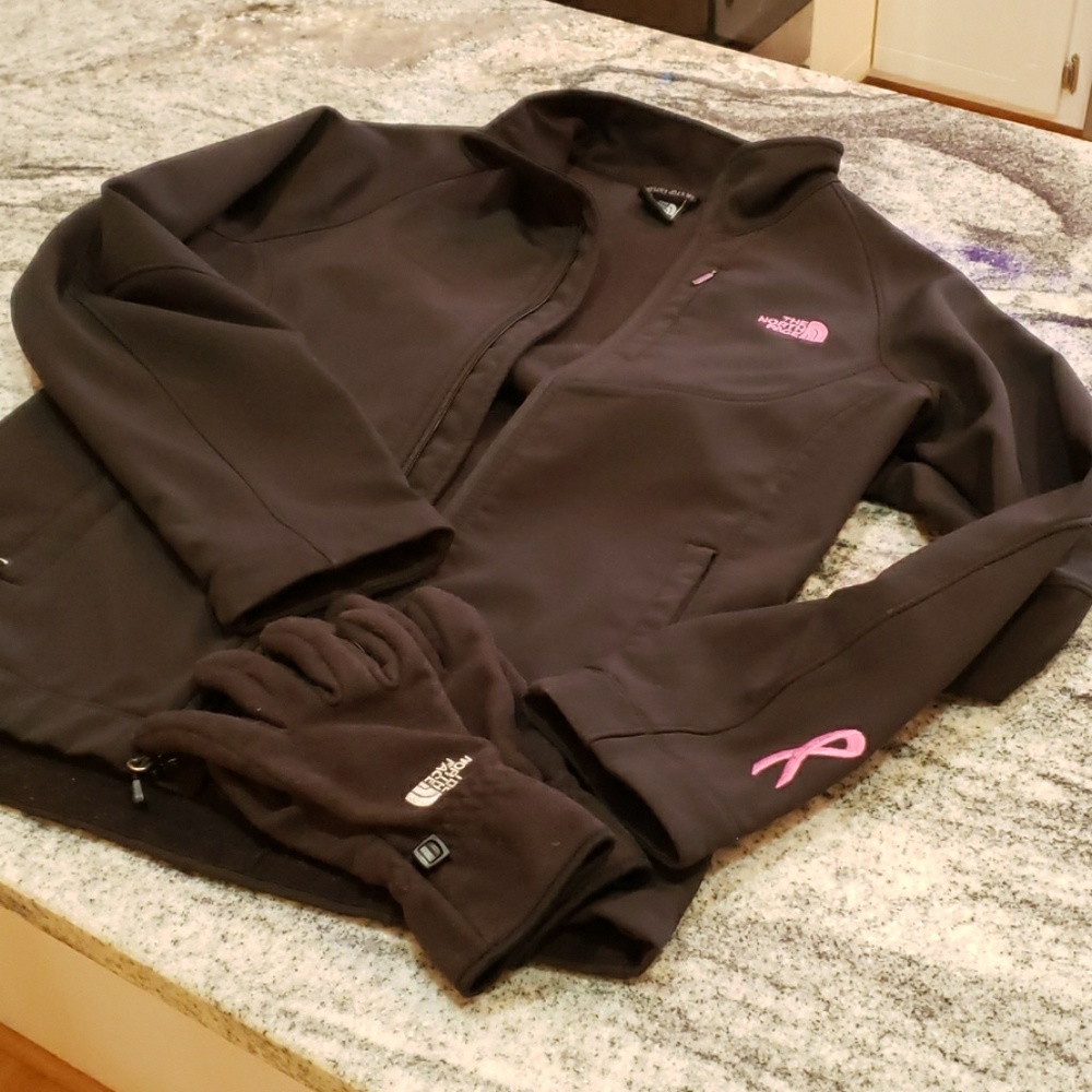 Northface zip up rain repellent coat